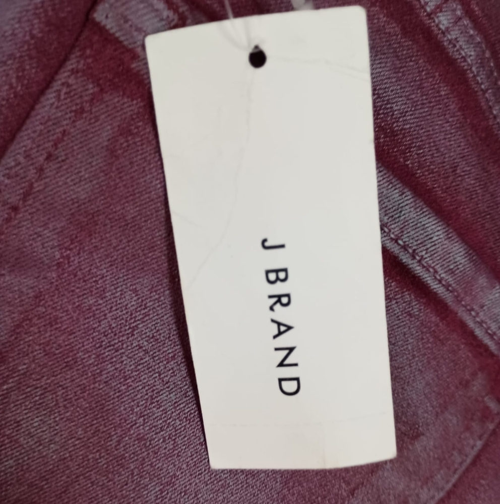 NWT J BRAND MID-RISE CROP SKINNY JEANS IN BITTERSWEET SHIMMER SIZE 27 RETAIL$278 - Picture 10 of 14